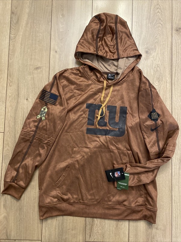 NWT RARE- 2012 Nike New York Giants Salute To Service Hoodie Men's Pullover M