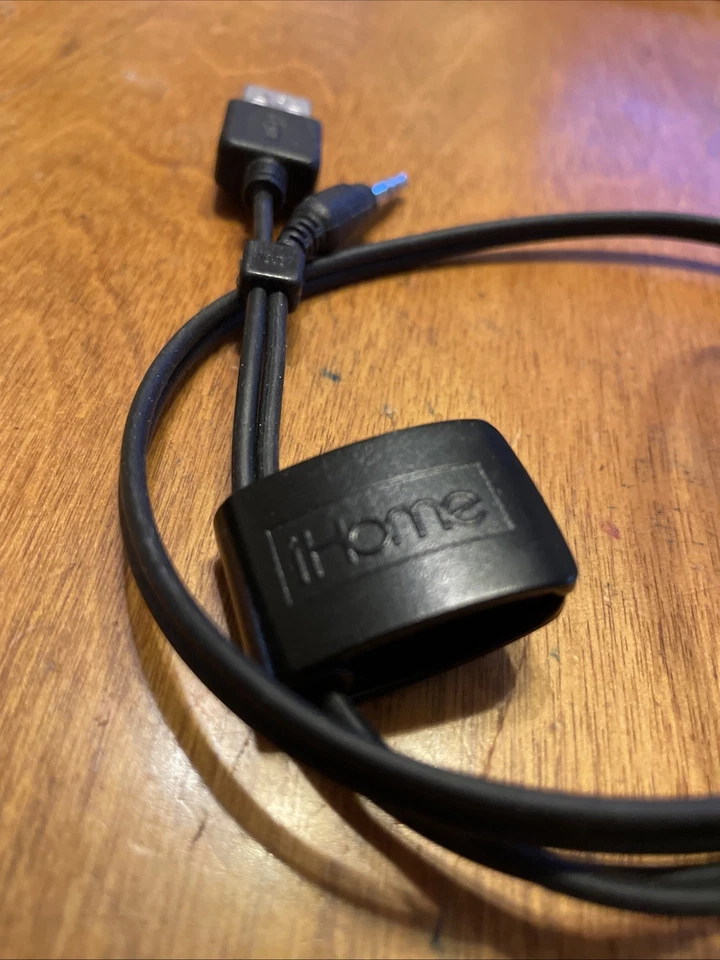 Cable cargador de altavoz USB a Mini USB iHome OEM 3,5 mm Foto 3 de 3