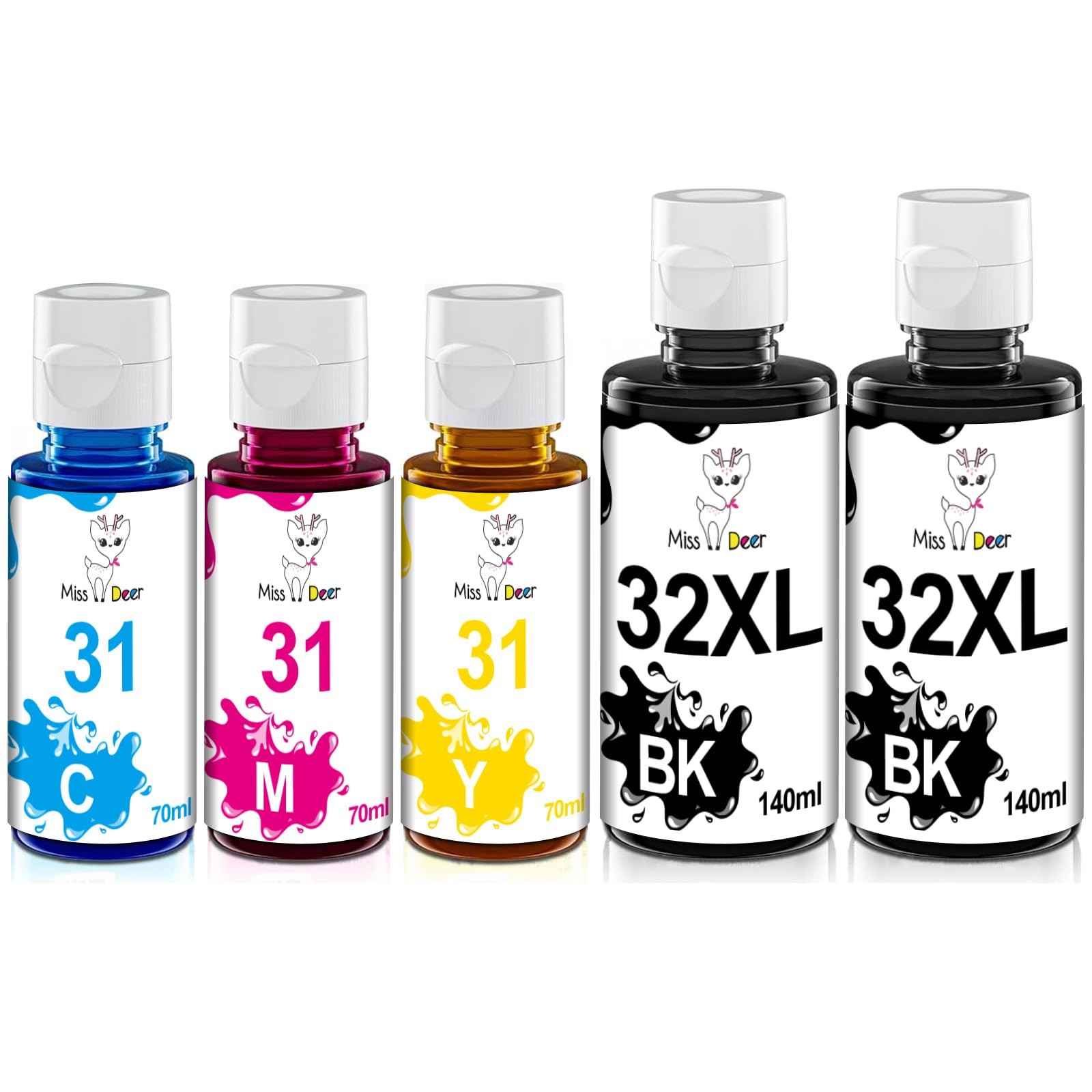 Cartouche d'encre 31 XL et 32 XL pour HP Smart Tank 7005 idéale pour le télétravail et l'école