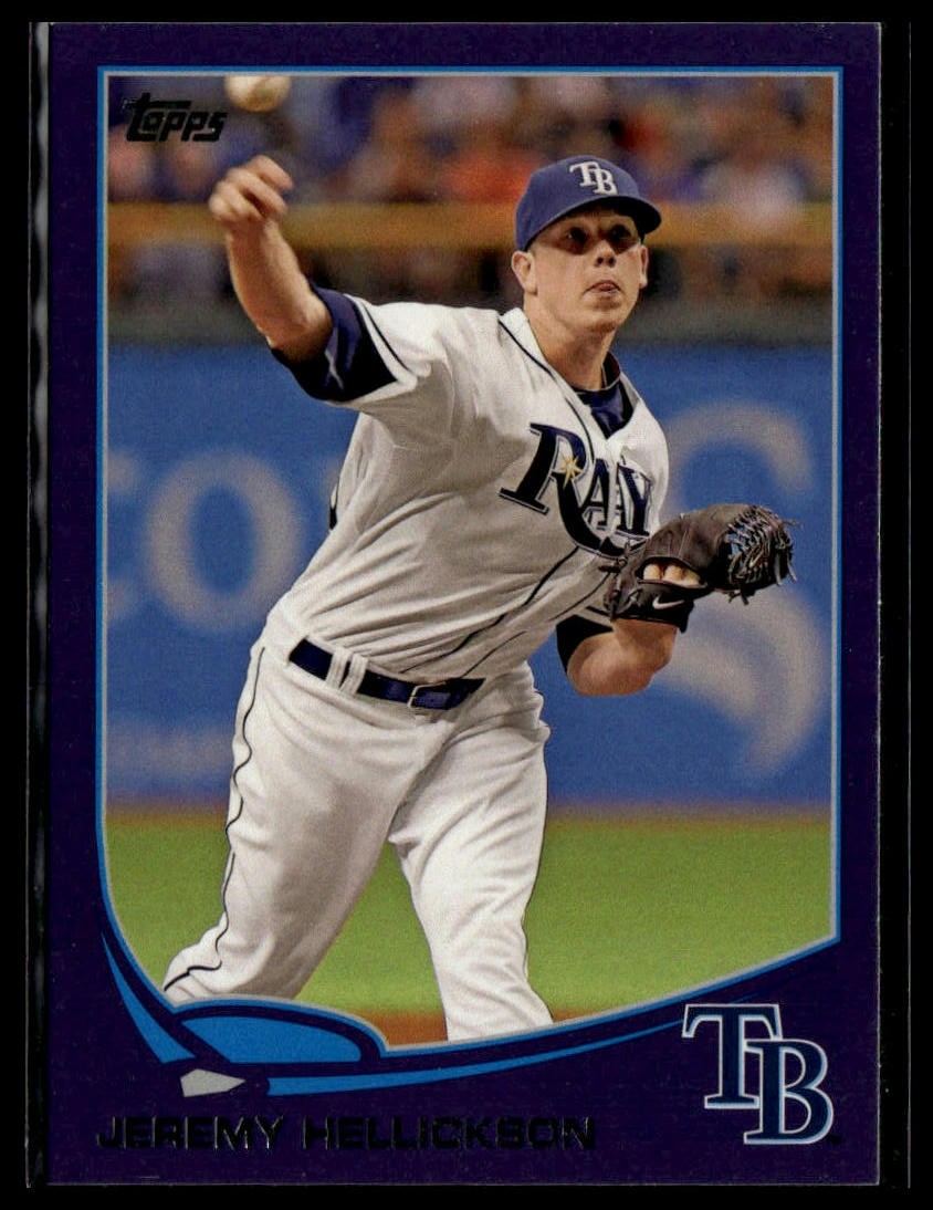 2013 Topps #58 Jeremy Hellickson Purple