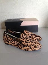 Birdies Starling Cheetah Calf Hair Loafer Flat - Choose Size