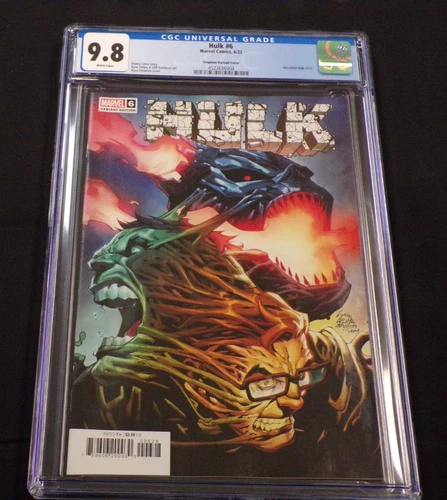 HULK #6 MARVEL COMICS RYAN STEGMAN VARIANT COVER  CGC GRADED 9.8 DONNY CATES