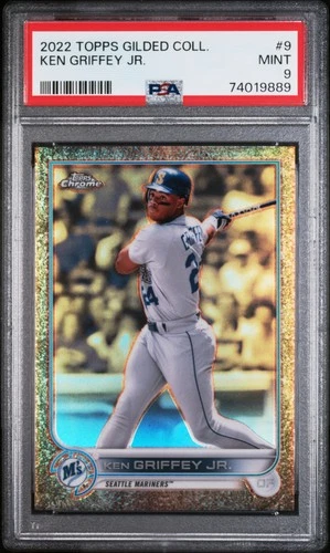 2022 Topps Gilded Collection #9 Ken Griffey Jr. /99 PSA 9 HOF MARINERS
