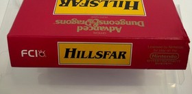 Advanced Dungeons and Dragons Hillsfar Nintendo NES Complete CIB +Prot Case