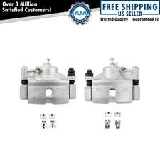 New Front Disc Brake Caliper with Bracket & Hardware Pair for Honda