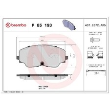 Satz Bremsbeläge Bremsklötze vorne für Cupra Formentor KM7 Leon KL1 id66796