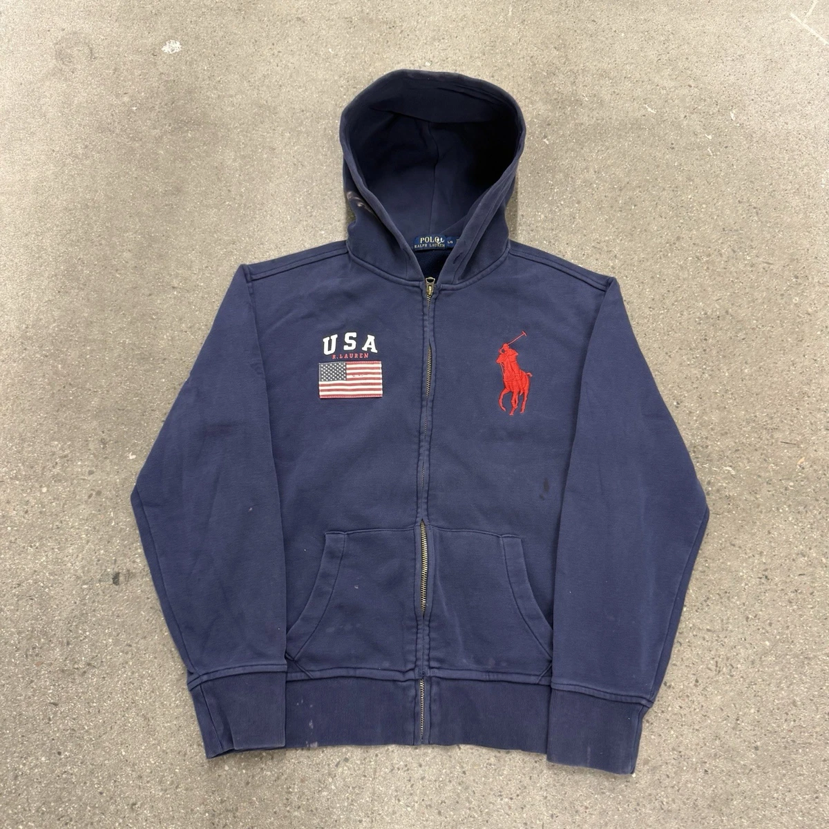 polo ralph lauren zip up hoodie products for sale | eBay