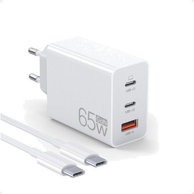 USB C Ladegerät 65W Schnellladegerät Power Delivery Quick Charge Handy Tablet...
