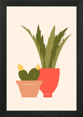 Cactus succulent plantleaf Framed Wall Art Poster Canvas Print Picture