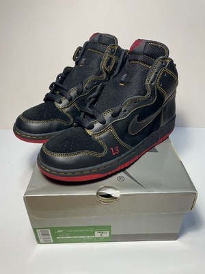 DS NEW 2004 NIKE DUNK HIGH PRO SB UNLUCKY SIZE 7.5 OG STUSSY FORBES SEA JEDI 7
