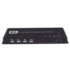 Hotkey 4K 4x1 KVM HDMI Quad Multi-Viewer Display Switch Vedio Wall Controller r