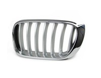 Gitter Grill Vorne Links FÜR BMW X4 F26 2014-2018 VERCHROMT-GRAU