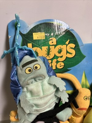 Disney Pixar a Bug's Life Bug Circus Plush Set Mattel 1998 for