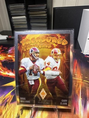 2024 Panini Phoenix #TT-WAS Doug Williams / Gary Clark Treasured Tandems Stars