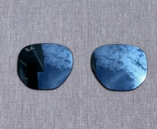 ray ban RB3548n hexagonal 48mm Blue Mirror Authentic Replacement Lenses