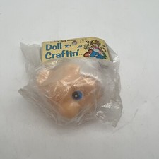 Vtg Mangelsens Doll Craftin 3/4 Inch Doll Head Mrs Claus