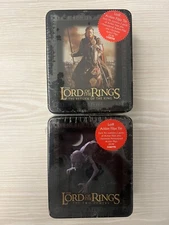Lord of the Rings Two Towers Action Flipz Tins X2 - New Line Productions Sealed