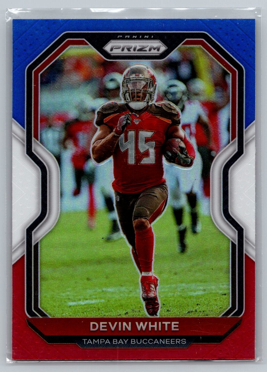 2020 PANINI Prizm Red White Blue Devin White #259 Bucs