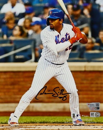 Dominic Smith Signed Autographed 8x10 Photo New York Mets At Bat Fanatics - 第 1/2 張圖片