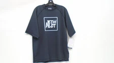 JET PILOT JP17530-L-BLK RASH GUARD ACTIVE TOP MENS  LARGE BLACK