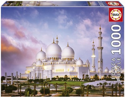 NEW Educa Jigsaw Puzzle 1000 Piezas Pcs 19644 Sheikh Zayed Grand Mosque