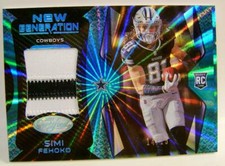 SIMI FEHOKO RC /15 NEW GENERATION COWBOYS RELIC PANINI CERTIFIED FOOTBALL 2021