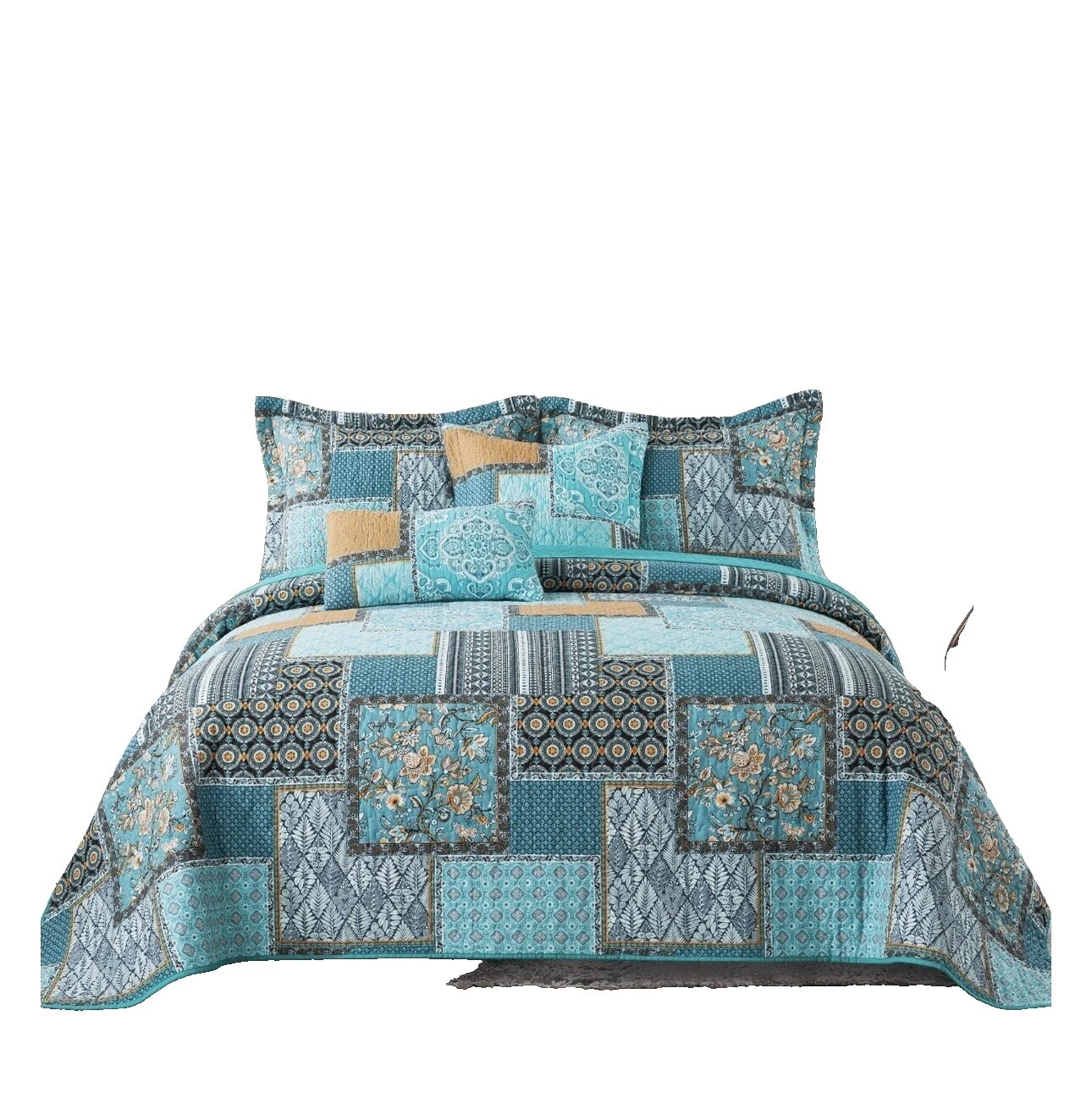 Ropa de cama edredón de retazos Queen