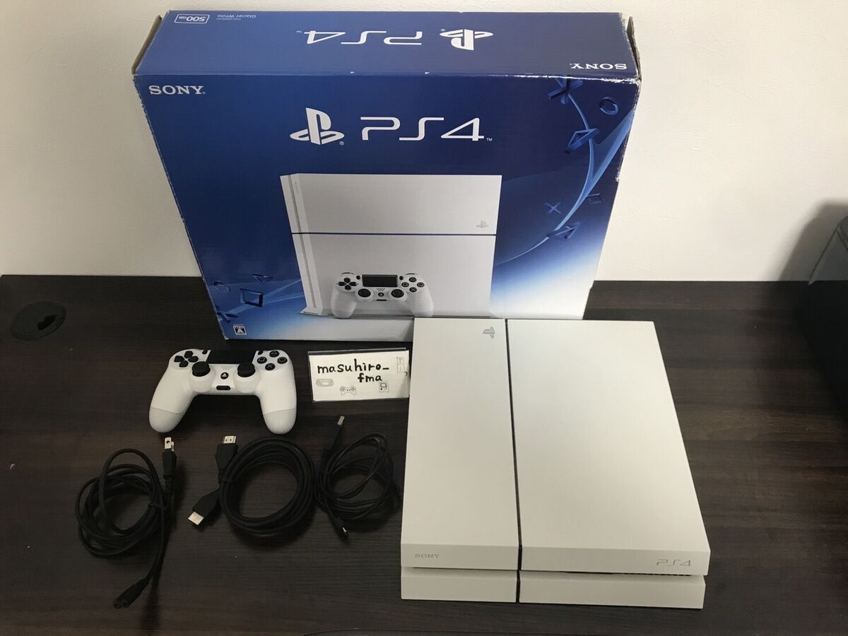 PS4 Glacier White 500G CUH-1200BO2