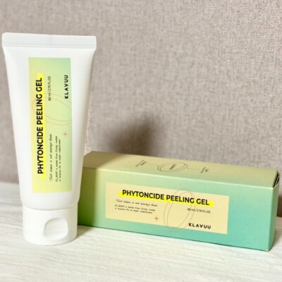 KLAVUU Phytoncide Peeling Gel 80ml Face Scrub Face Exfoliators  Korea Made