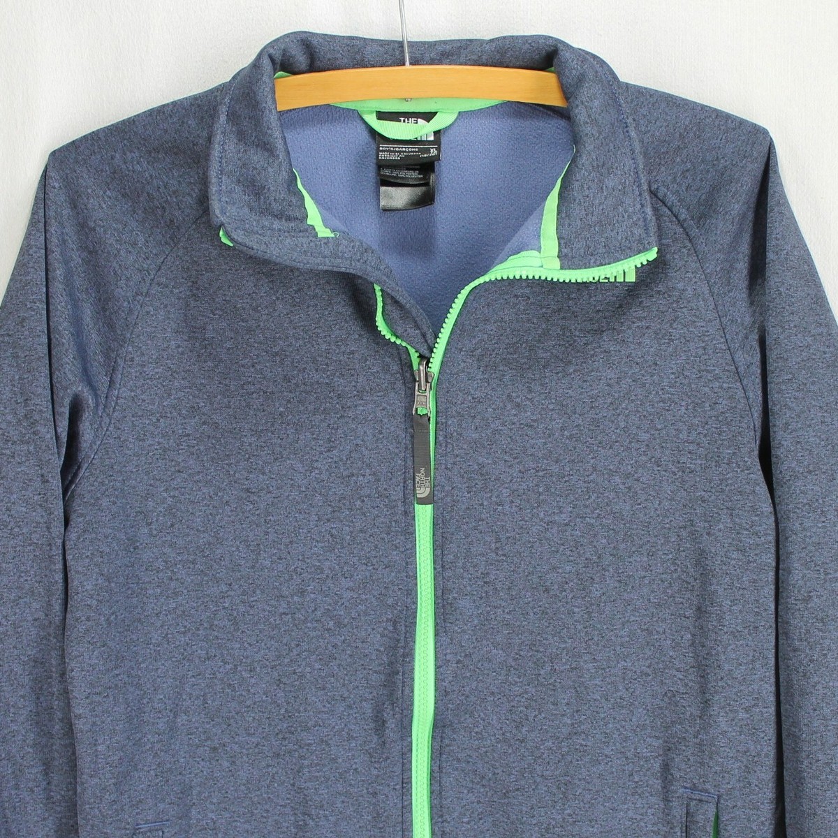 The North Face ボーイズXL ジャケット ネイビー/グリーン ザ ノース フェイス THE NORTH FACE アウトドア 半袖Tシャツ