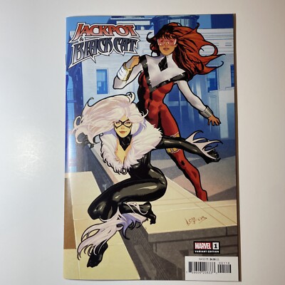 Jackpot and Black Cat 1 Celeste Bronfman 1:25 Ratio Variant By Pablo Villalobos 