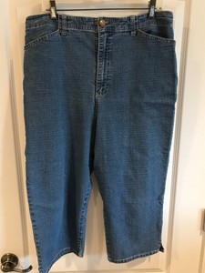 GLORIA VANDERBILT WOMENS BLUE JEANS 
