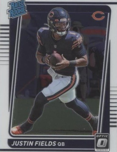 Justin Fields rated rookie サイン NFL カード nfl 2021 optic justin fields rated rookie #204 | eBay