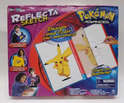 Pokemon Advanced Reflecta Sketch Design & Color 2004 Spin master Complete