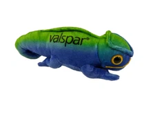 8.5" Valspar Paint Beanbag Plush Chameleon Promo Advertisement Lizard