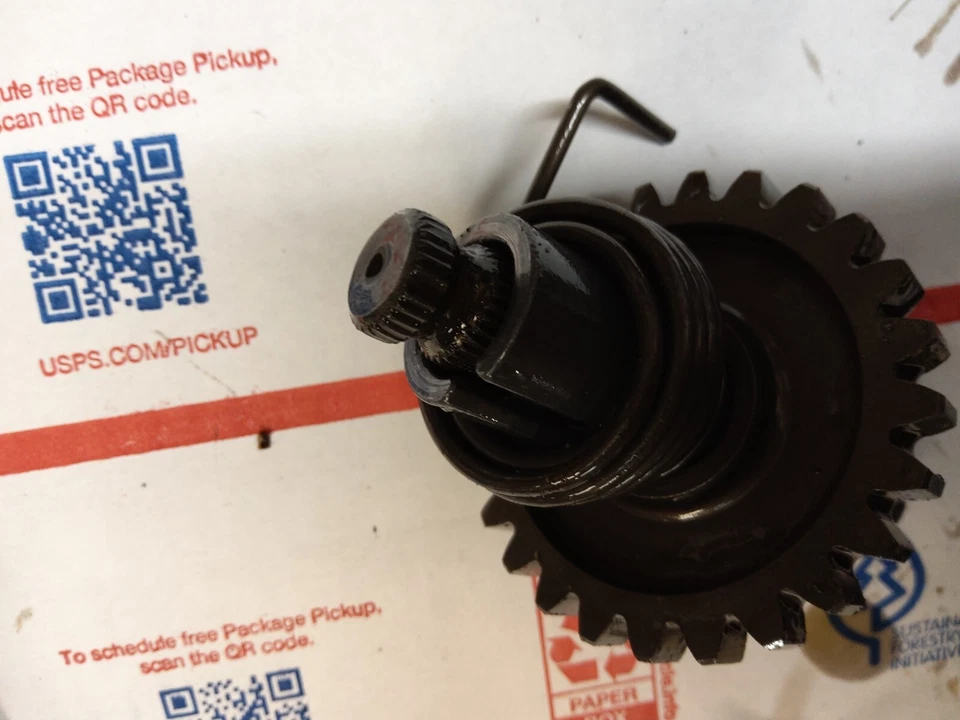 Honda CR60RF 1985 montaje de eje Kickstarter R Foto 4 de 4