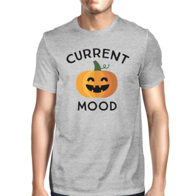 Pumpkin Current Mood Mens Grey Shirt