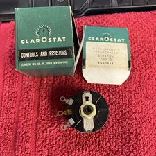 CLAROSTAT A10 100 OHM 4 WATT 185-111 POTENTIOMETER NOS