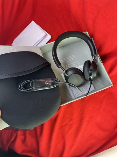 Jabra GN Evolve2 40 UC HSC130 Wired Headphones USB-A Stereo Black Noise isolate - Photo 5/9