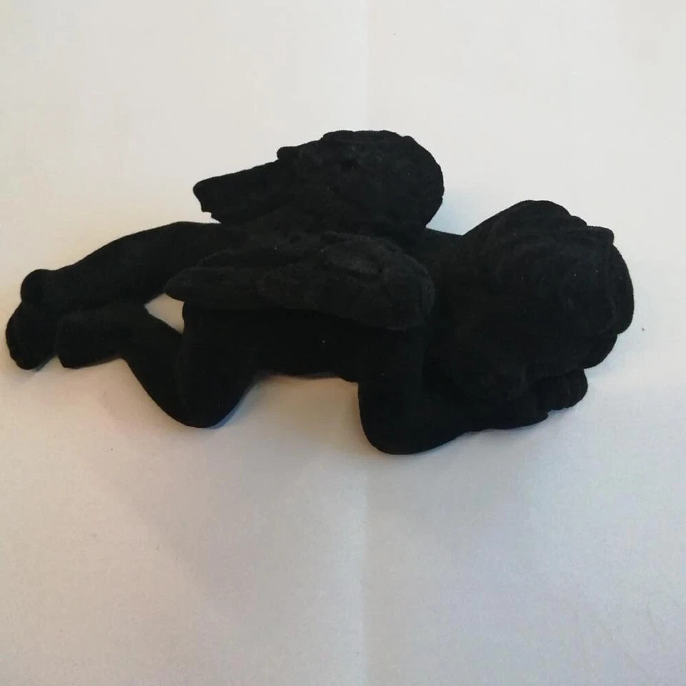Ángel Putto Negro Ángel De La Guarda Regalo Para Invitados Set De 2 Navidad 14cm - Imagen 3 de 4