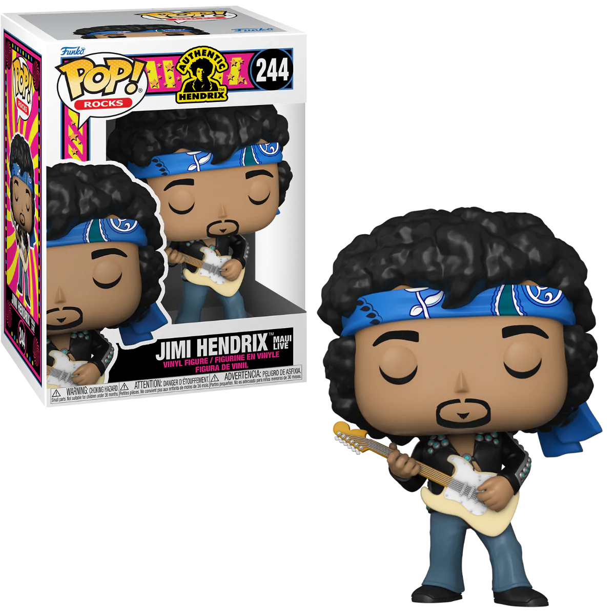 Funko POP! Rocks: Authentic Hendrix - Jimi Hendrix [Maui Live