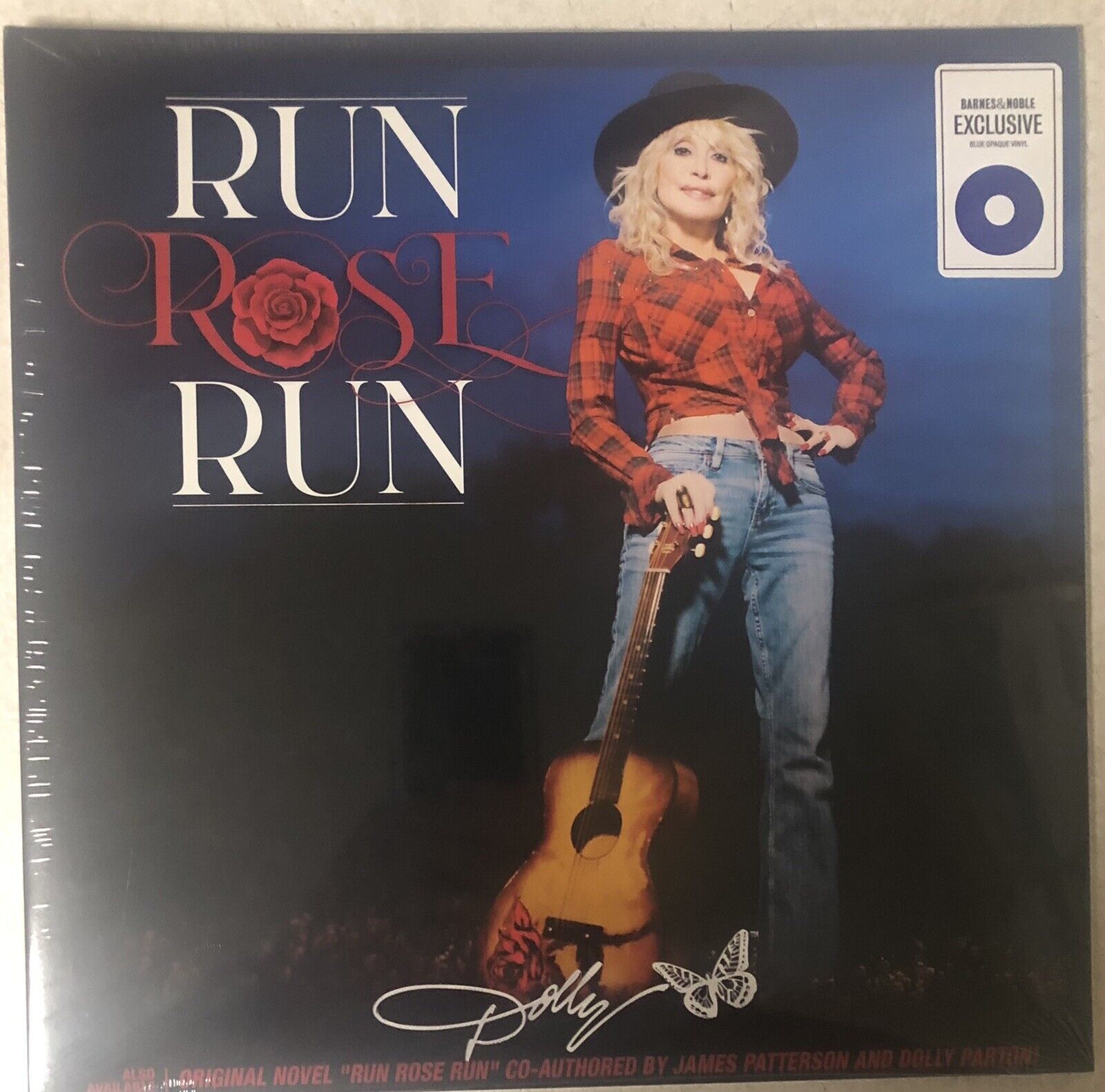 DOLLY PARTON RUN ROSE RUN LP BLUE OPAQUE VINYL EXCLUSIVE NEW SEALED