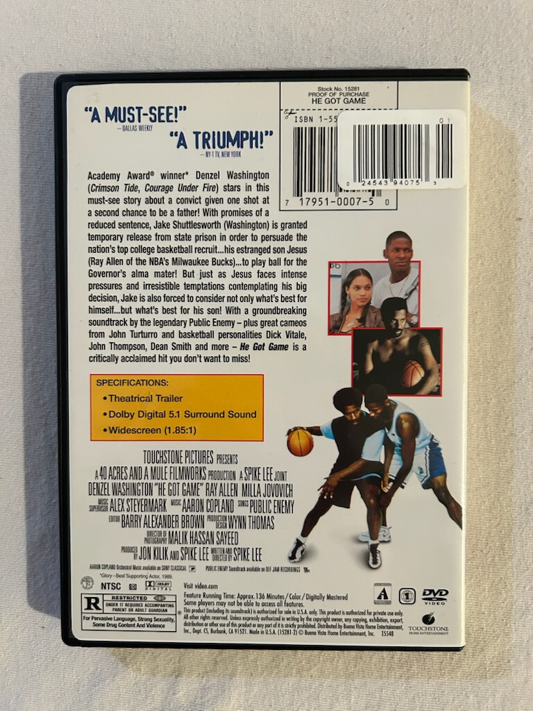 その他 Commanding Heights: New Rules of the Game [DVD] He Got Game (DVD, 1998) *Widescreen* *Denzel Washington