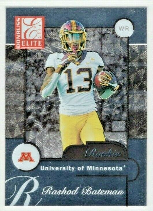 Rashod Bateman 2021 Panini Elite 2001 ELITE Rookie RC #ER15 Ravens