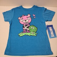 Brand New Child MEDIUM Fortnite Cuddle Team Leader T-Shirt Tee Shirt T /w Tags