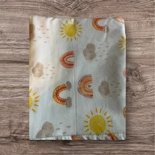 BABY RECEIVING BLANKET XL 36x40 in NEW HANDMADE FLANNEL