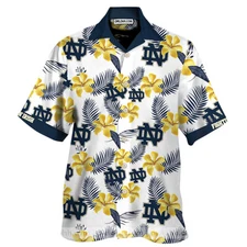 Notre Dame Logo Fighting Irish Hawaiian Shirt