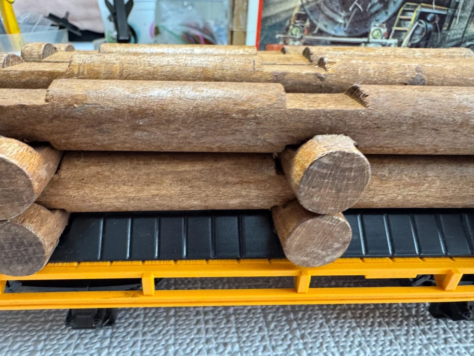 🚂 G SCALE - LGB  LOG CAR AND GONDOLA -  L👀K💥G786 - Image 2 of 4