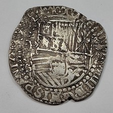 1590-1615 Cob 8 Reales Potosi Bolivia Assayer B DOUBLE STRUCK 27.4g Nice *M166