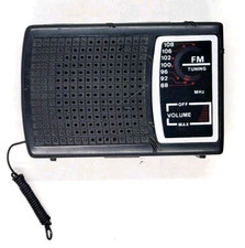 Vintage FM Pocket Portable Transistor Radio - Tested - Works